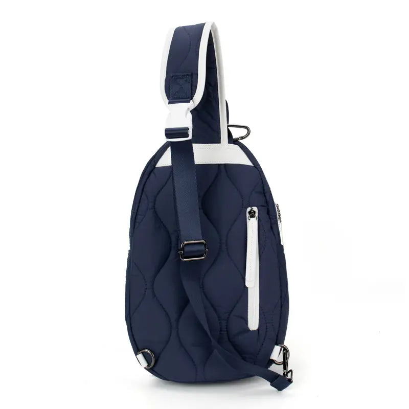 Pickleball Courtside Sling | navy + white