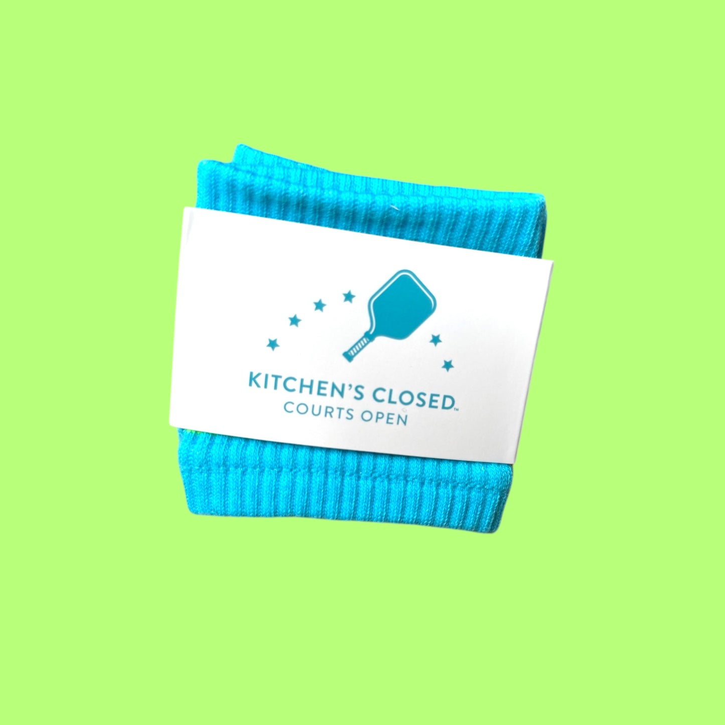 Dink & Bang Pickleball Wristbands | Blue