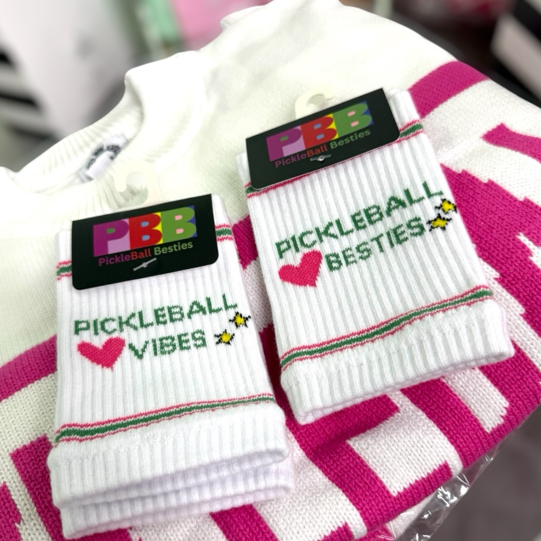 Pickleball Vibes BUNDLE | wristbands + socks