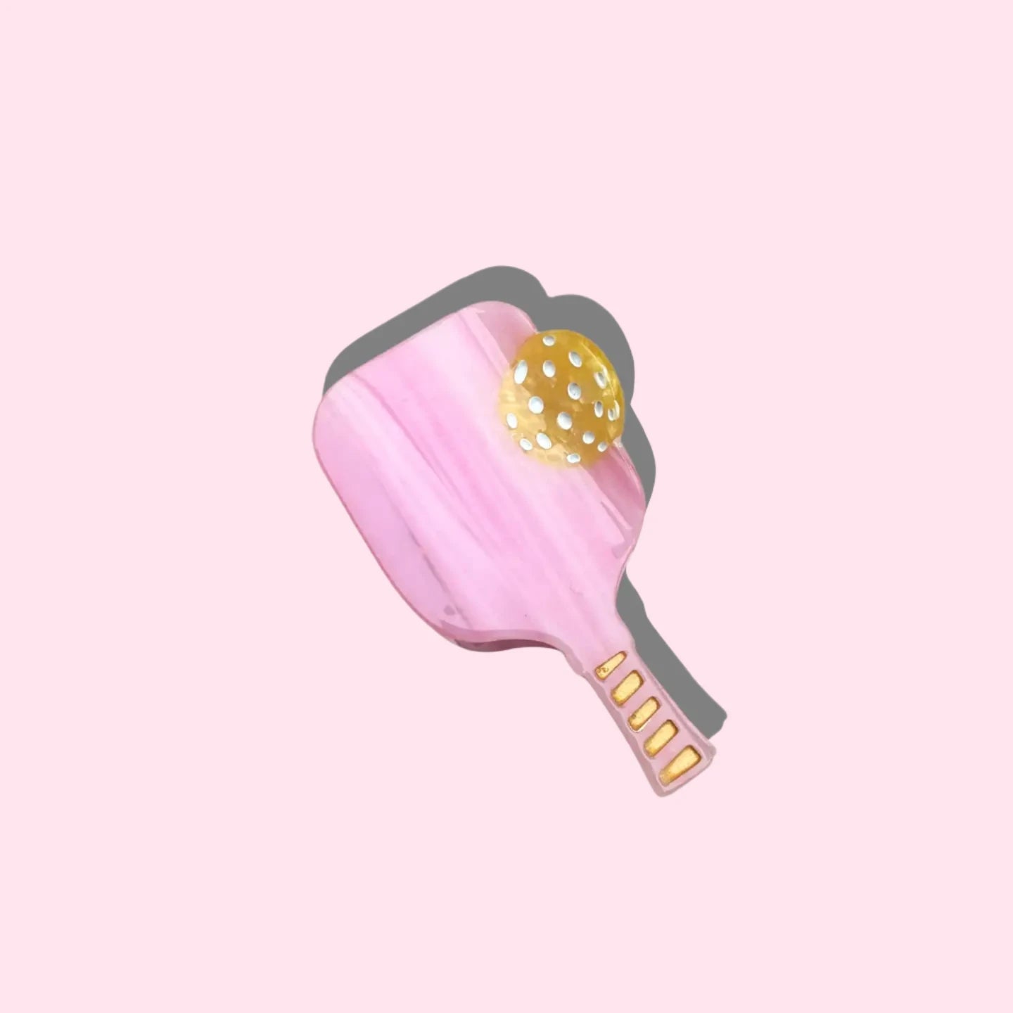 Pickleball Paddle Hair Claw | Pink