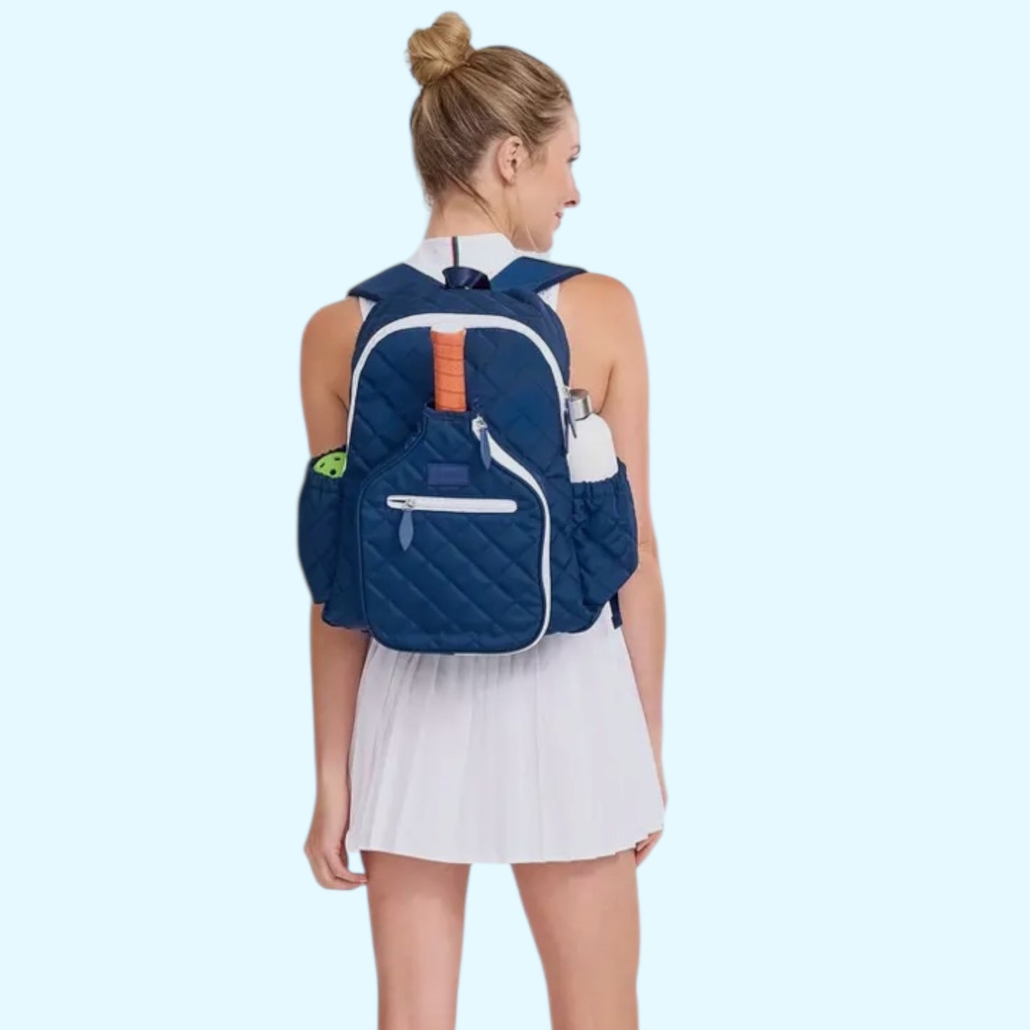 IN STORE ONLY! Pickleball Backpack Bag | Navy + White