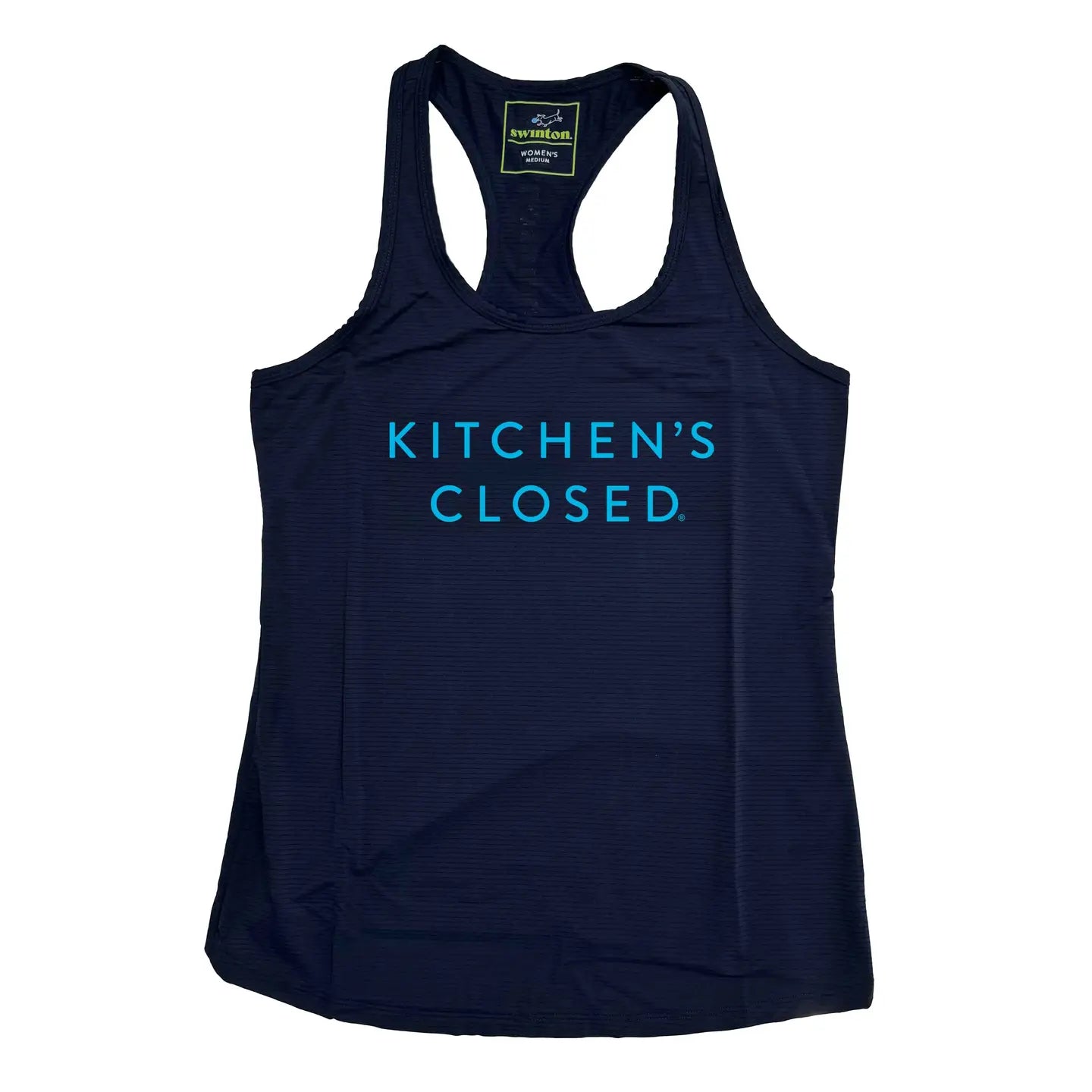 IN STORE ONLY! KITCHEN'S CLOSED Lux Performance Tank | blue + blue