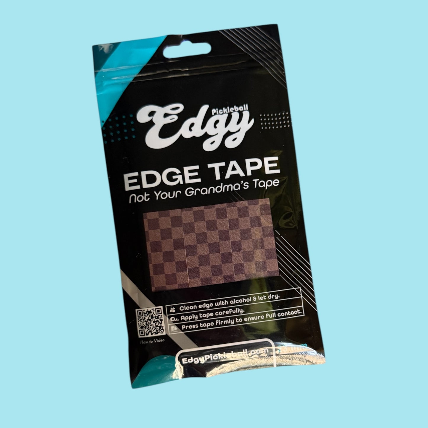 Edge Tape | brown checkers