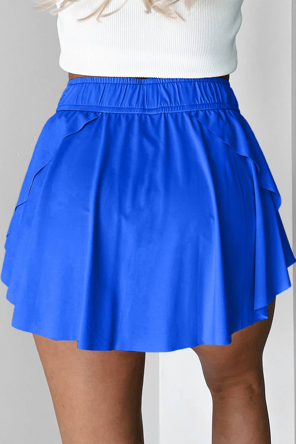 Flare Skort | true blue