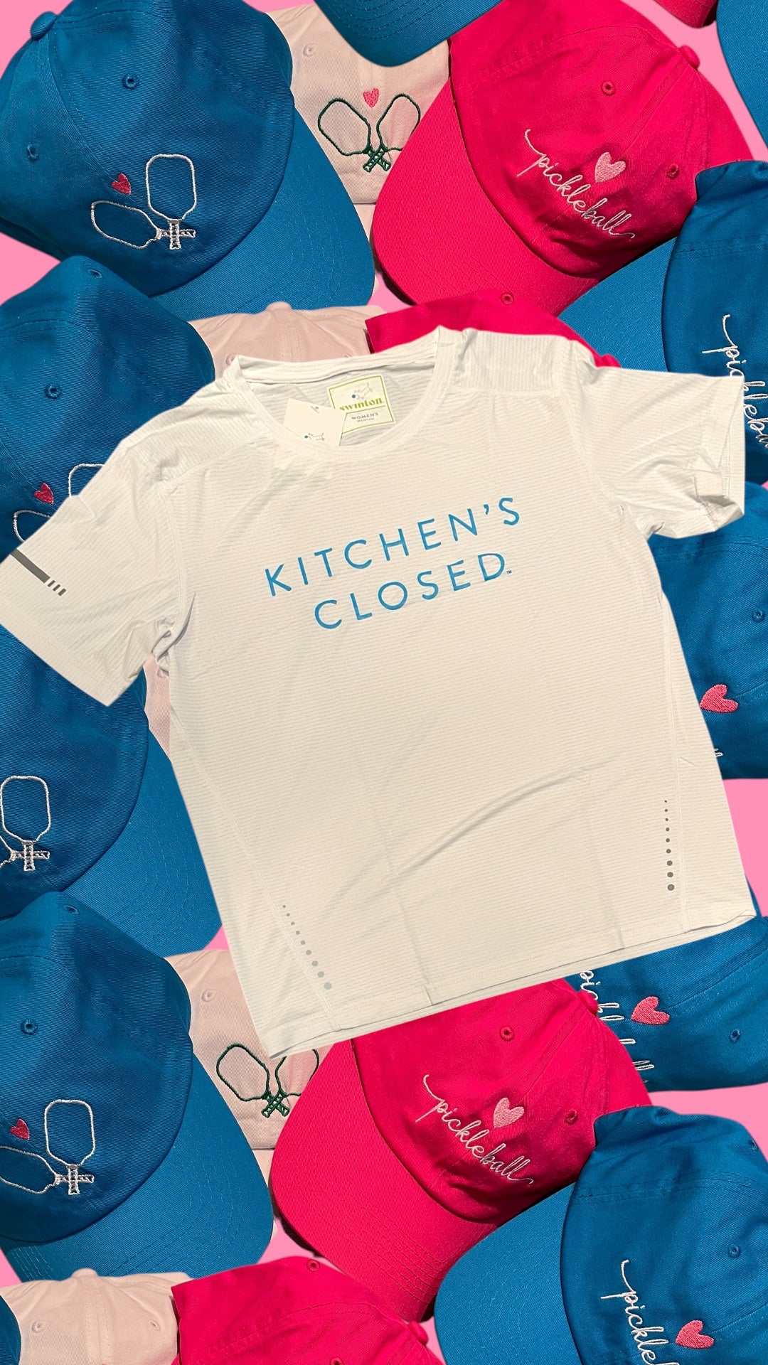 KITCHEN'S CLOSED Lux Performance Tee | White