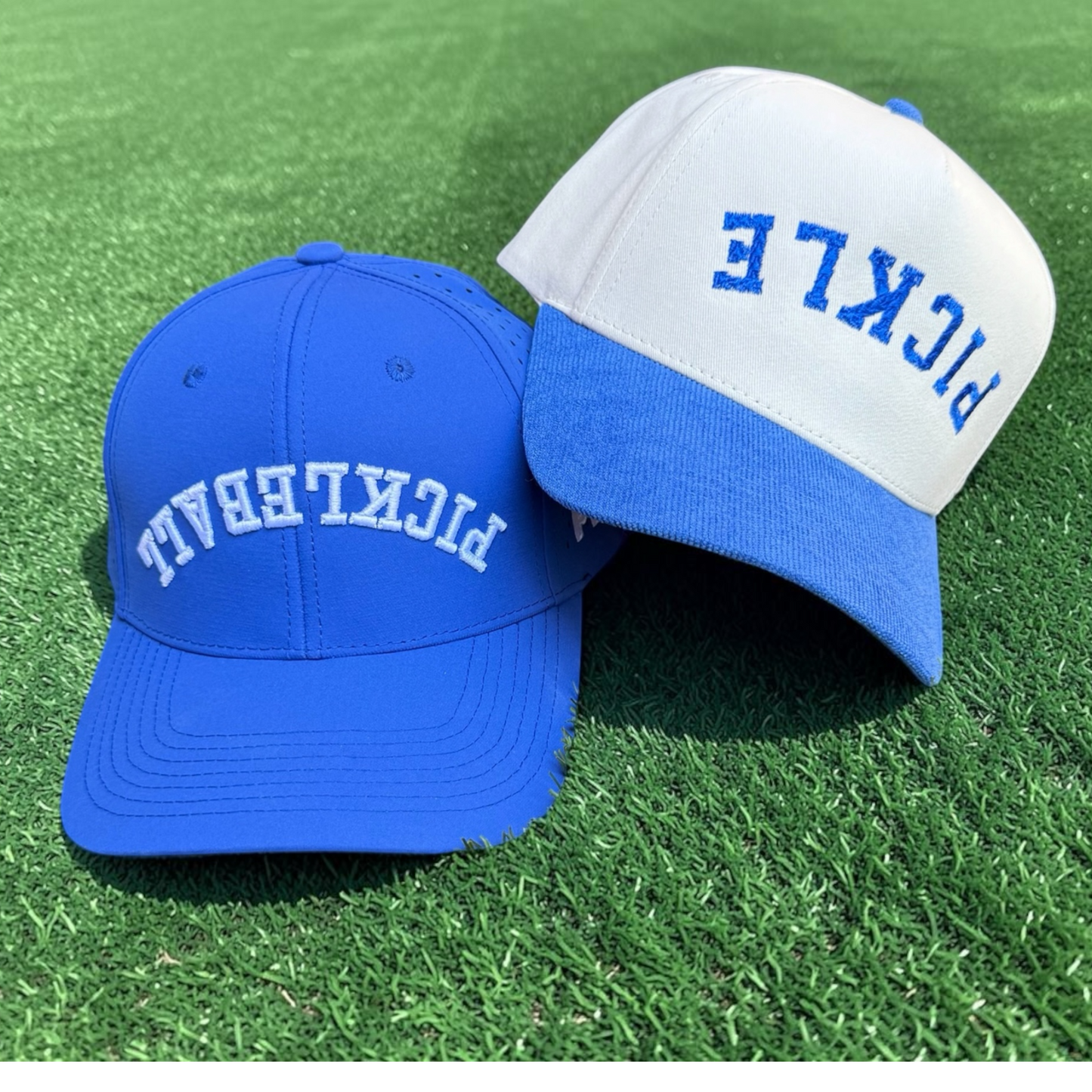 PICKLEBALL Upside Down Hat | royal blue + white