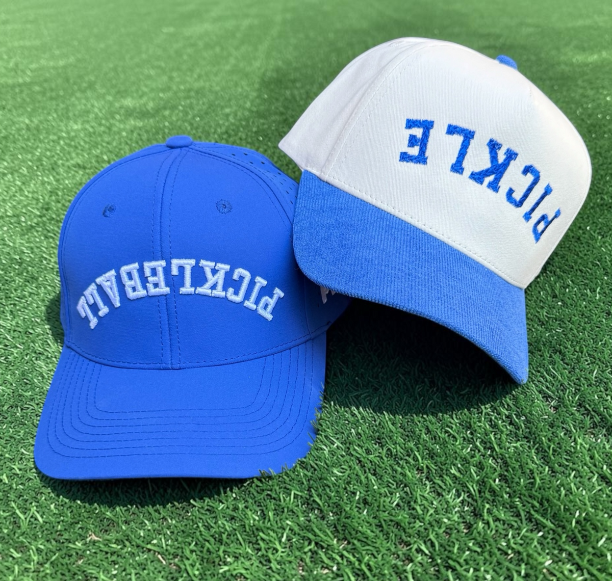 PICKLEBALL Upside Down Hat | royal blue + white