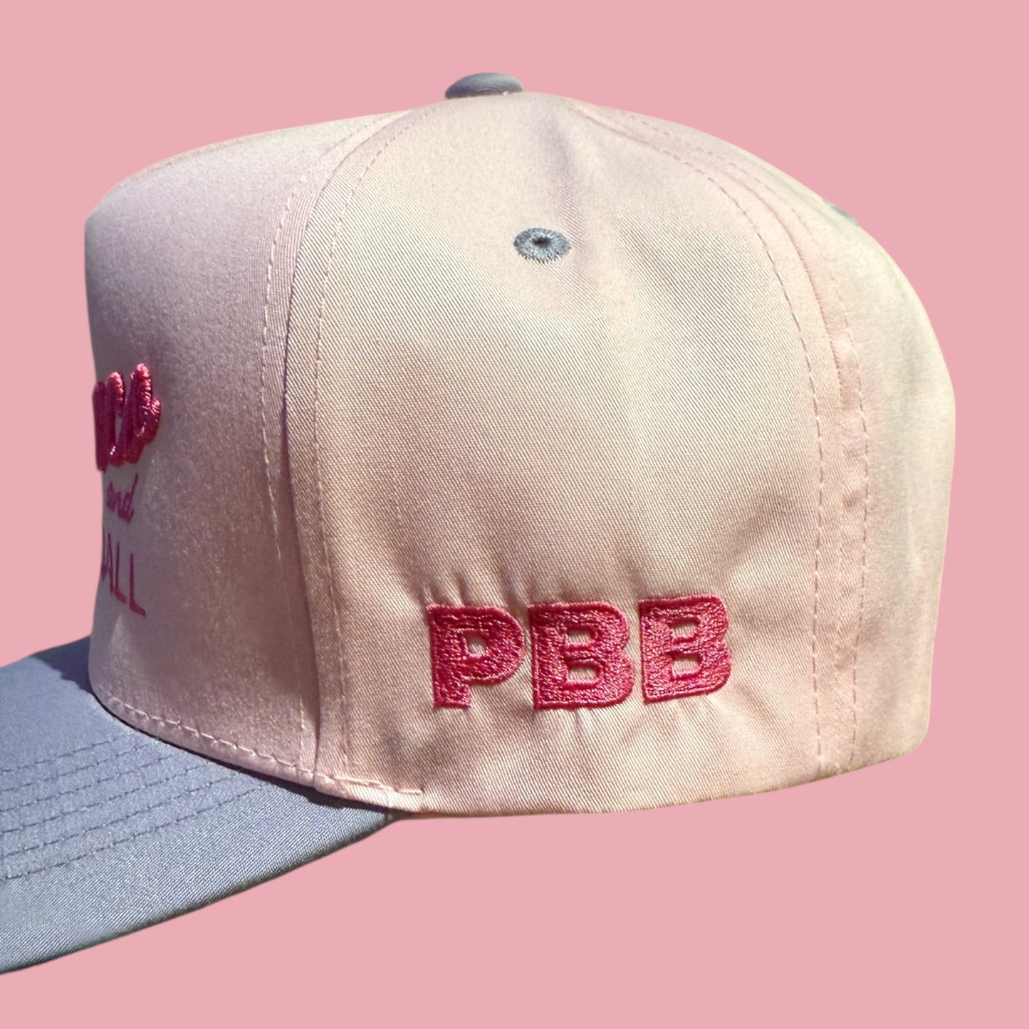 Prosecco and Pickleball Hat | Bubblegum Pink + Lavender + Hot Pink