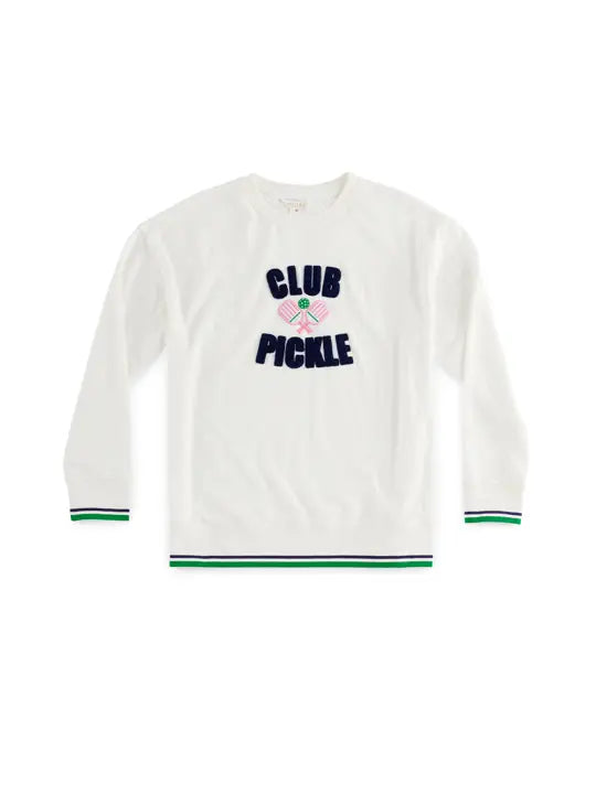 Club Pickle Sweatshirt | white