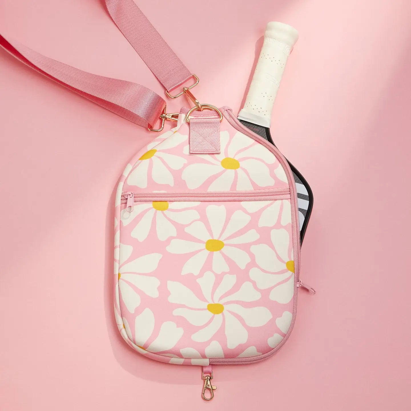 Sale! Daisy Pickleball Paddle Cover | Pink