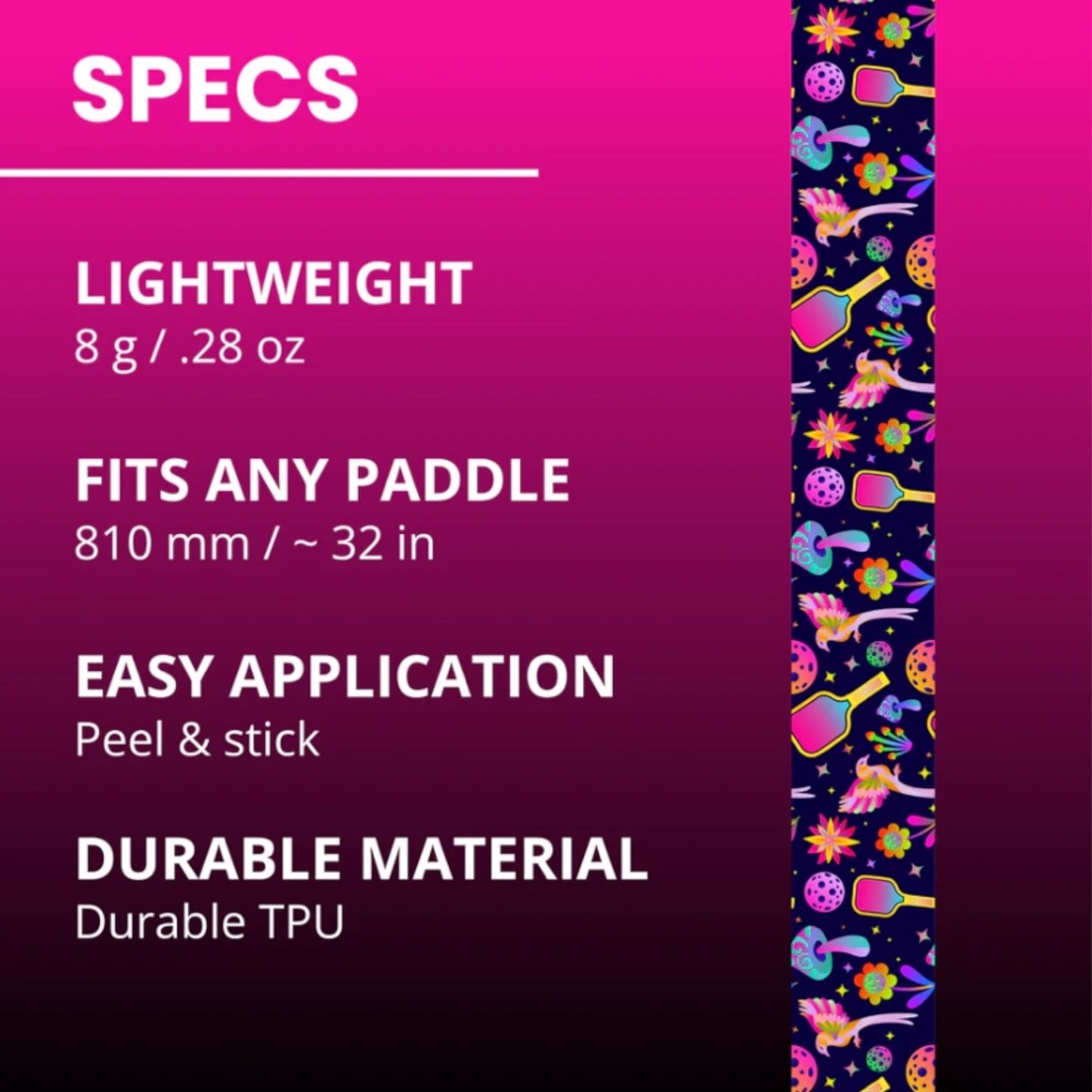 Edge Tape | Psychedelic Pink
