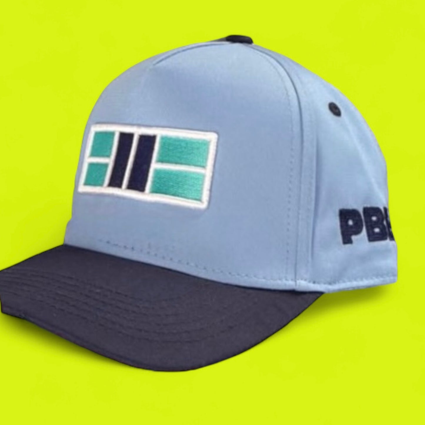ON COURT Embroidered Pickleball Hat | light blue + navy