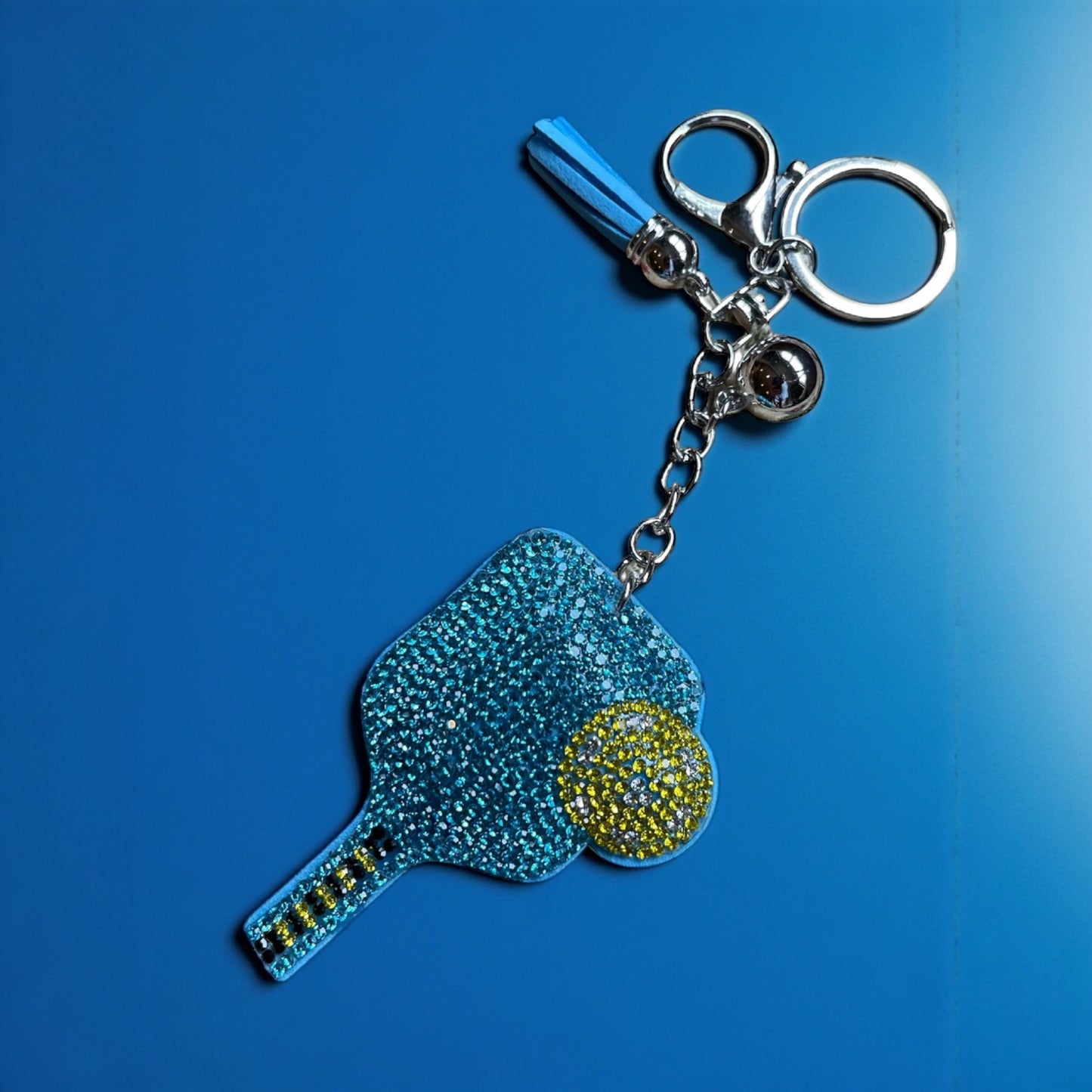 Rhinestone BLINGY Pickleball Paddle | blue