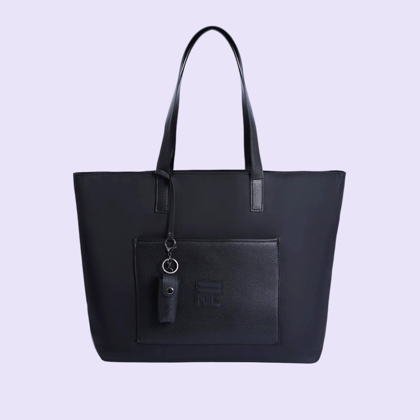 On the Move Oversized Tote Bag - black
