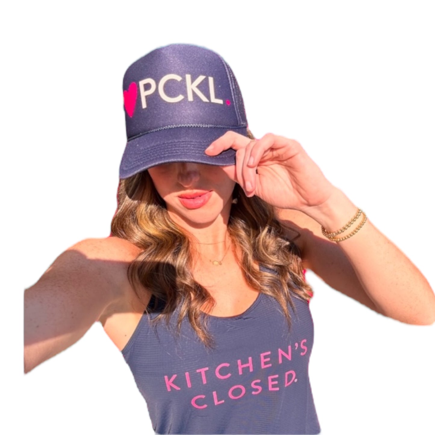 KITCHEN'S CLOSED Lux Performance Tank | Navy