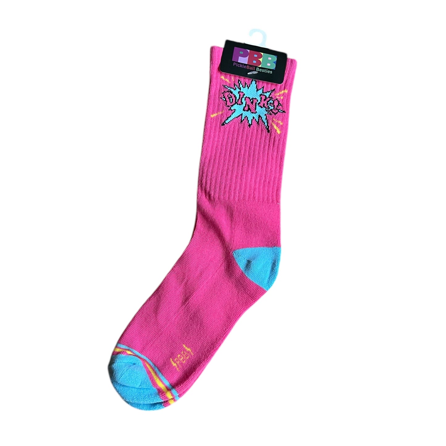 DINK! Fun Socks | Hot Pink
