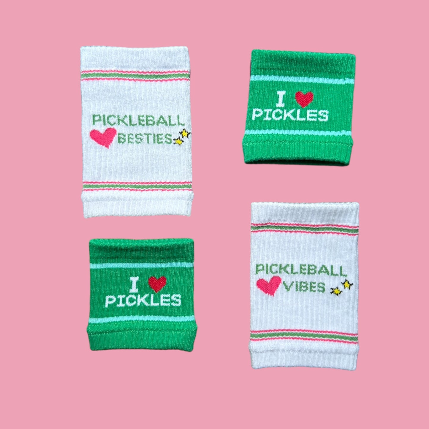 I ❤️ PICKLES Socks + Sweatbands Bundle
