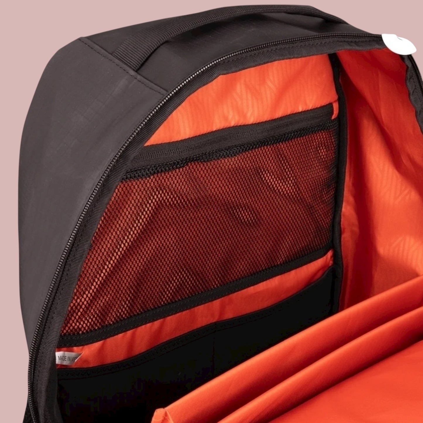 Court Ranger Pickleball Backpack | black with orange interior