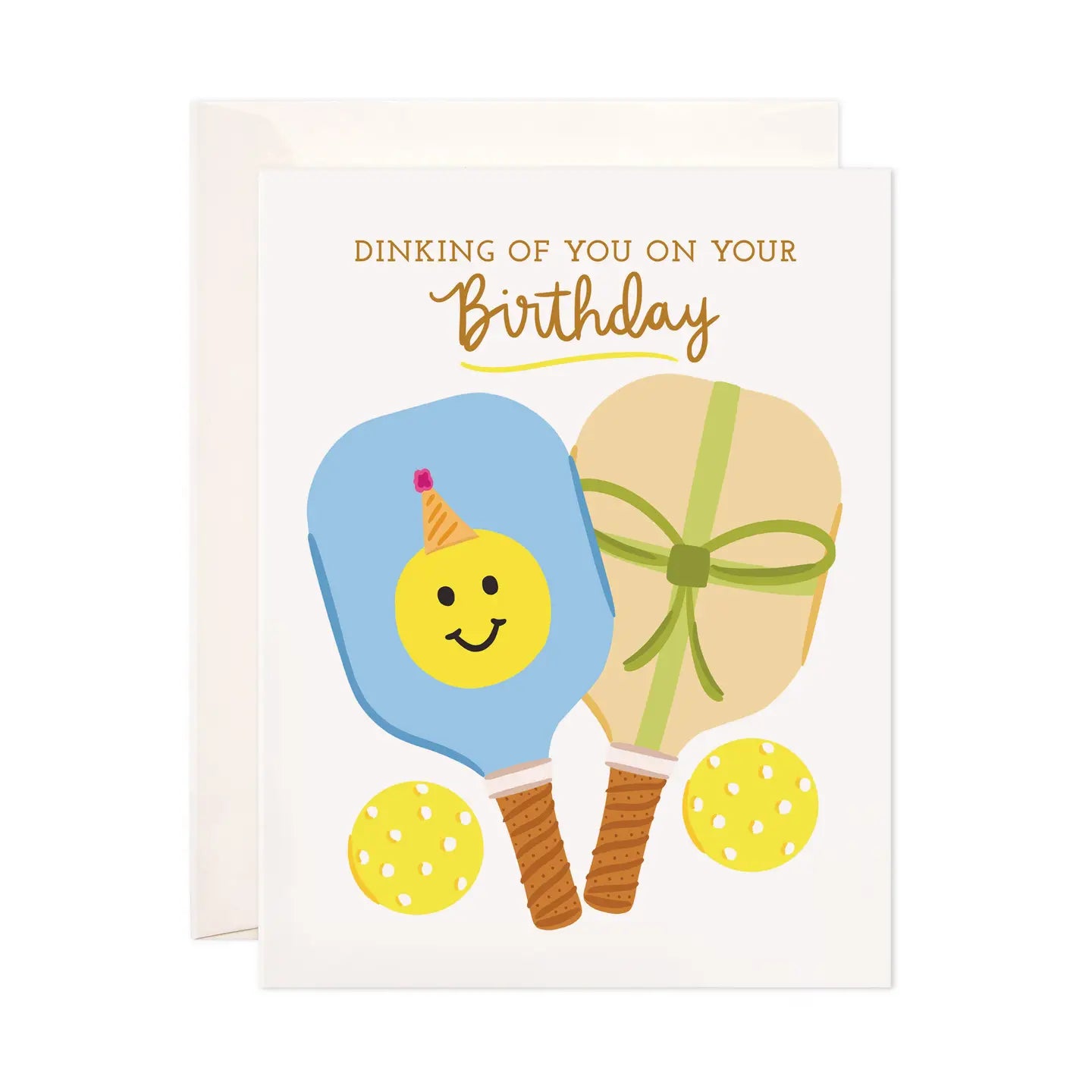 Pickleball Birthday | dinking of you on your birthday
