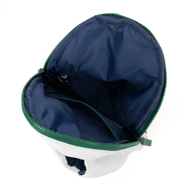 Pickleball Courtside Sling | white + kelly green