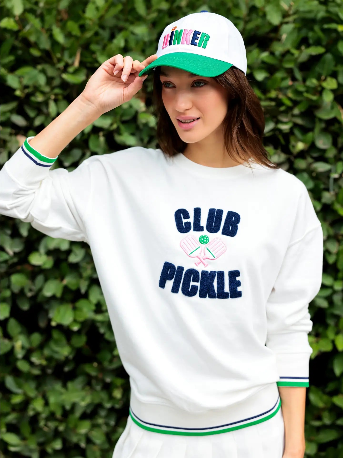 Club Pickle Sweatshirt | white