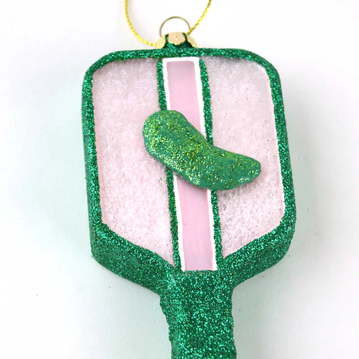 COMING SOON! 3"Glass Pickleballer Ornament