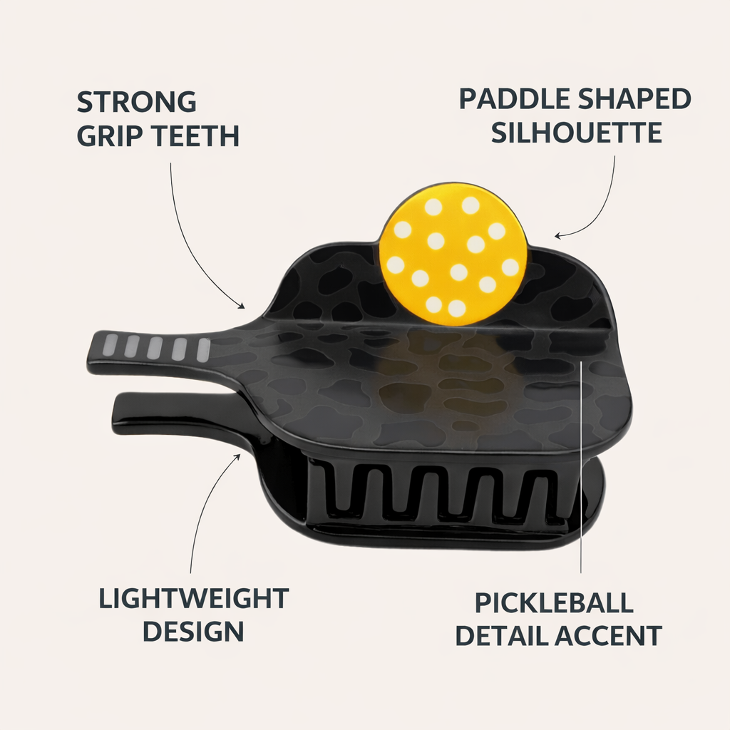 Pickleball Hair Claw | black