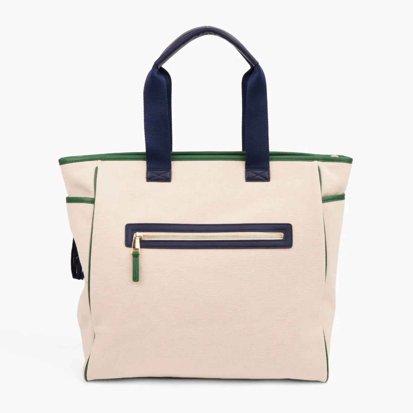 The BESTIE Pickleball Bag | canvas + navy + green