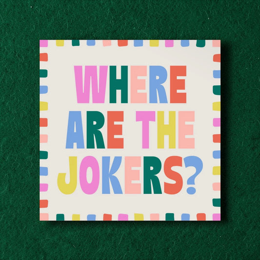 Mahjong Cocktail Napkins | Where are all the Jokers