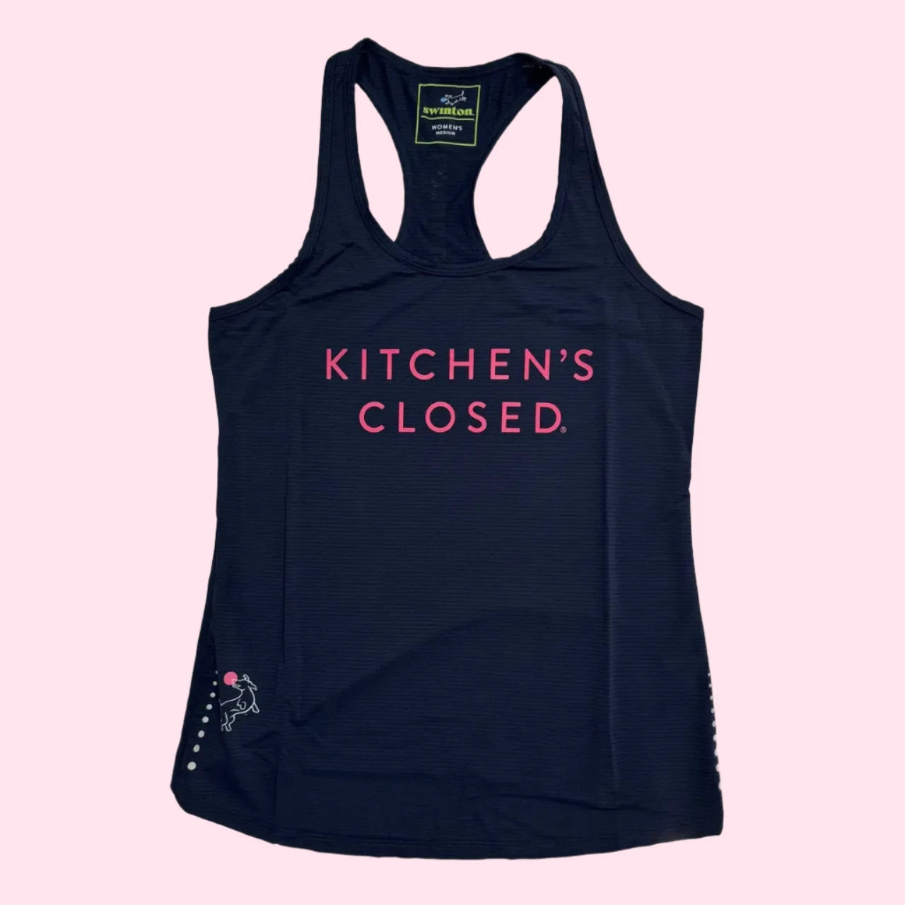 KITCHEN'S CLOSED Lux Performance Tank | Navy