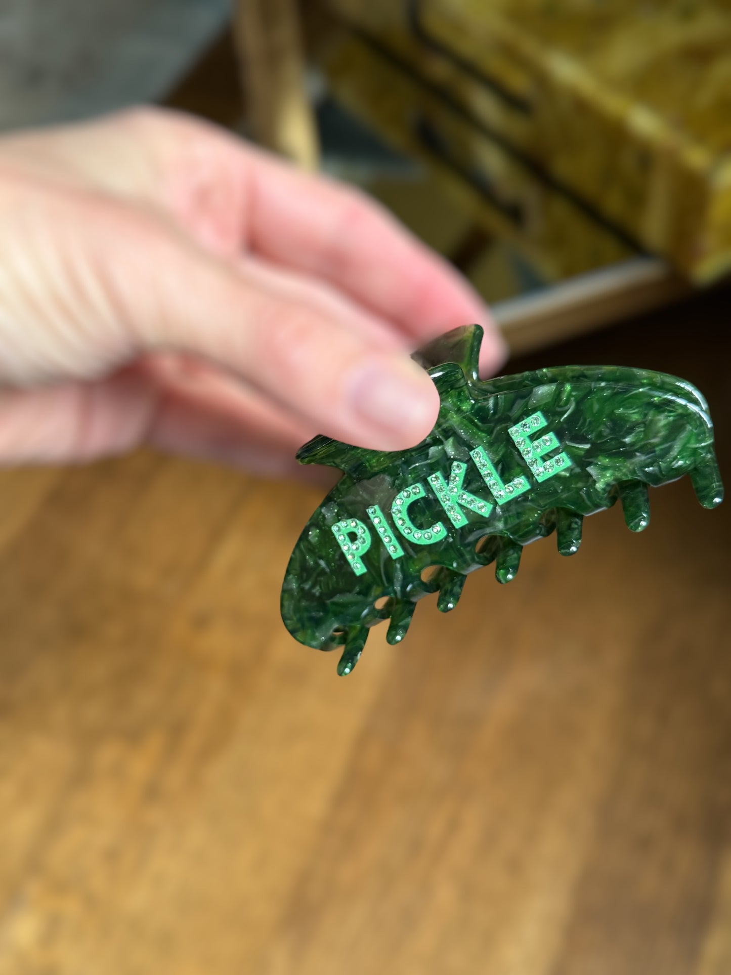 NEW!!  PICKLE Hair Claw