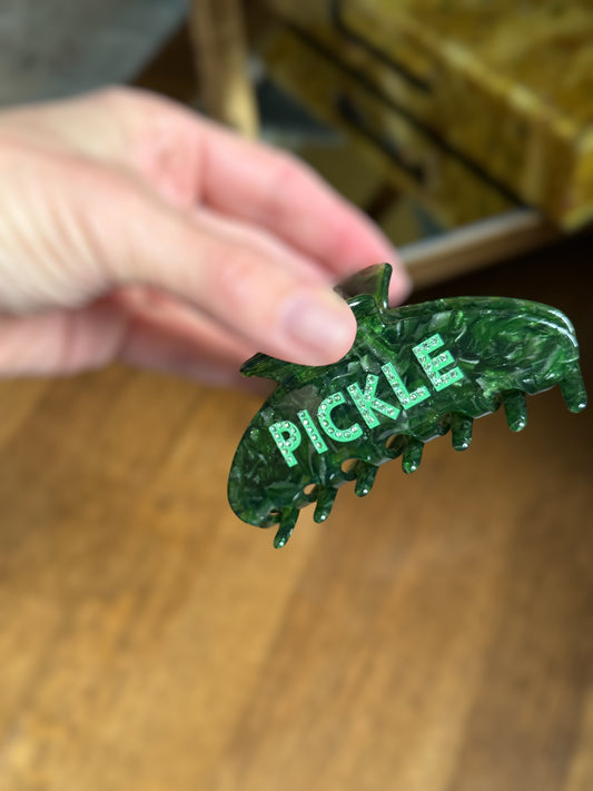 NEW!!  PICKLE Hair Claw