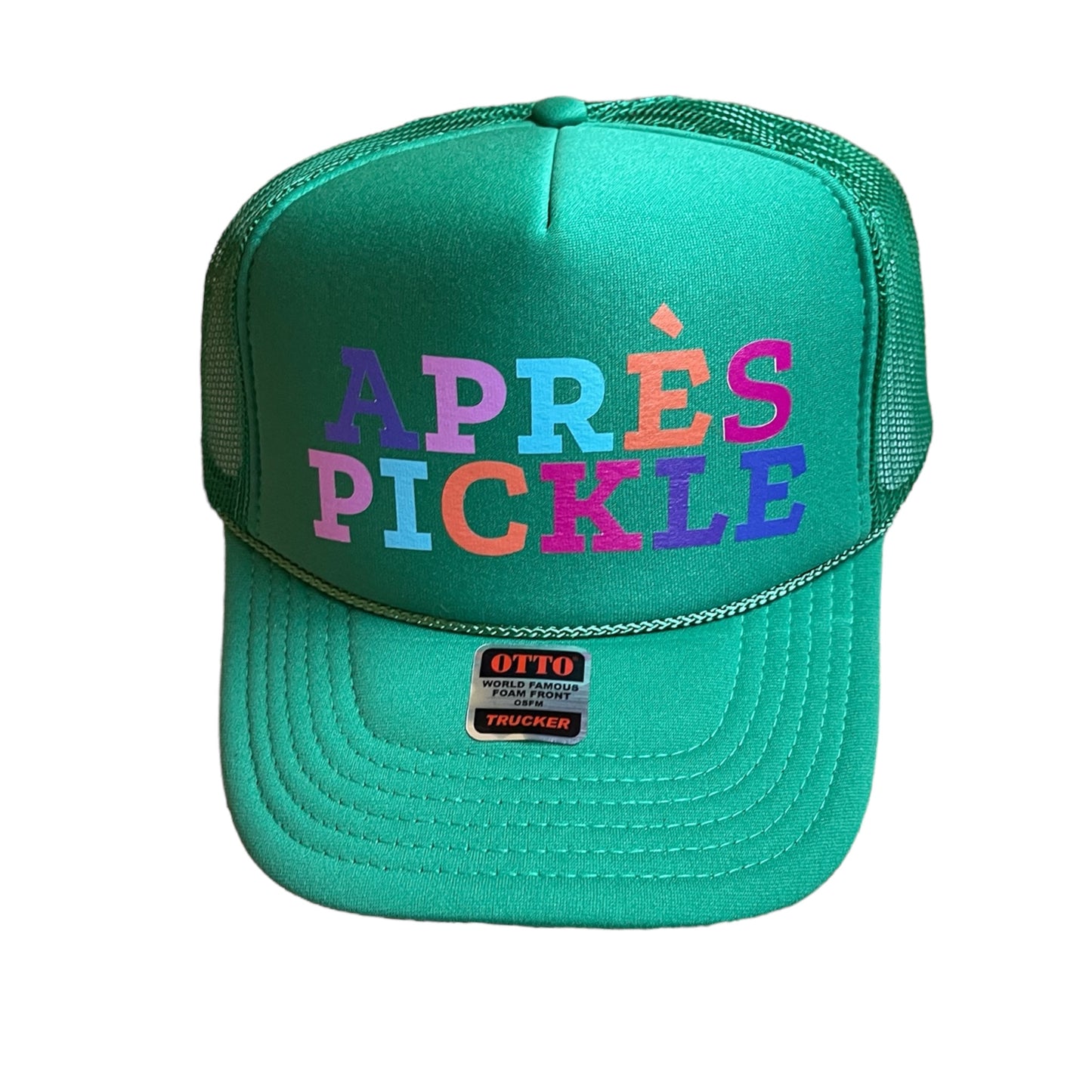 HAT SALE!  Apres Pickleball Trucker Hat - Kelly Green