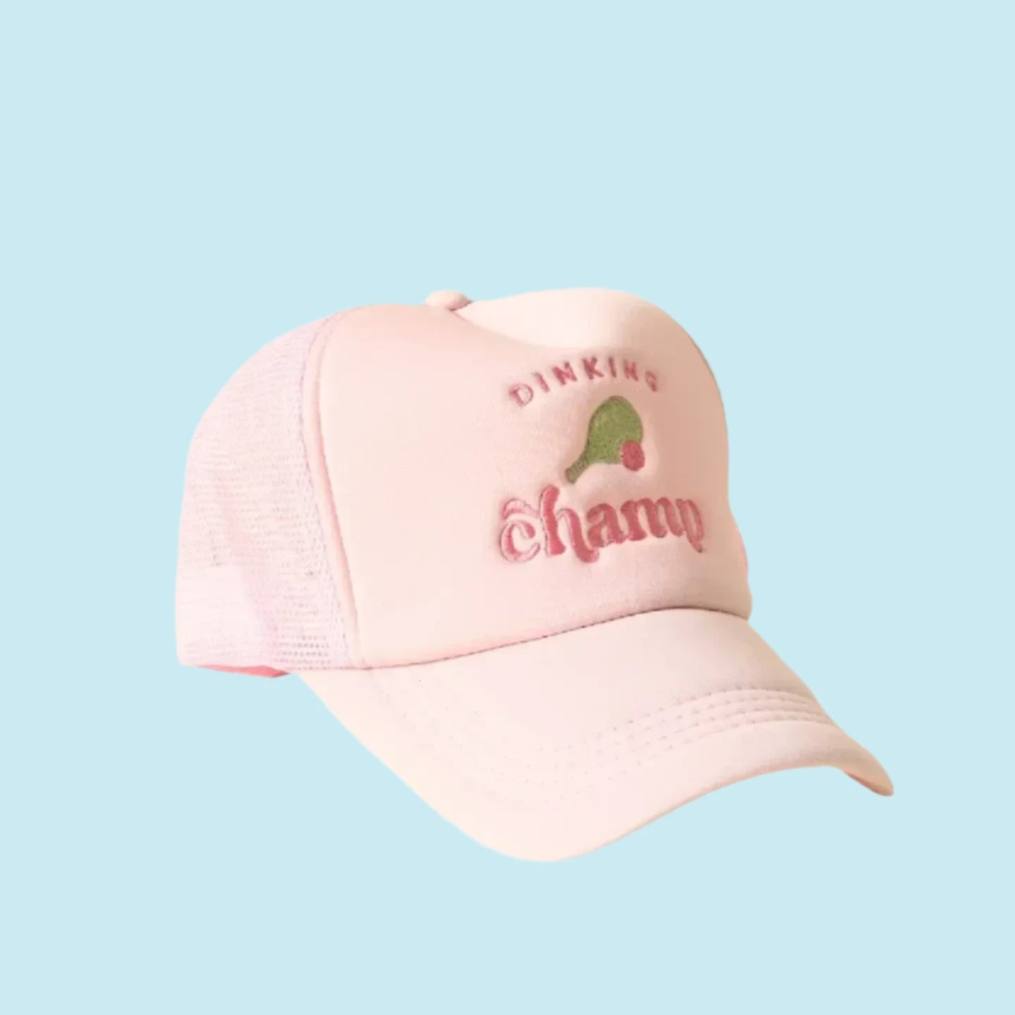 DINKING champ Trucker Hat | pink