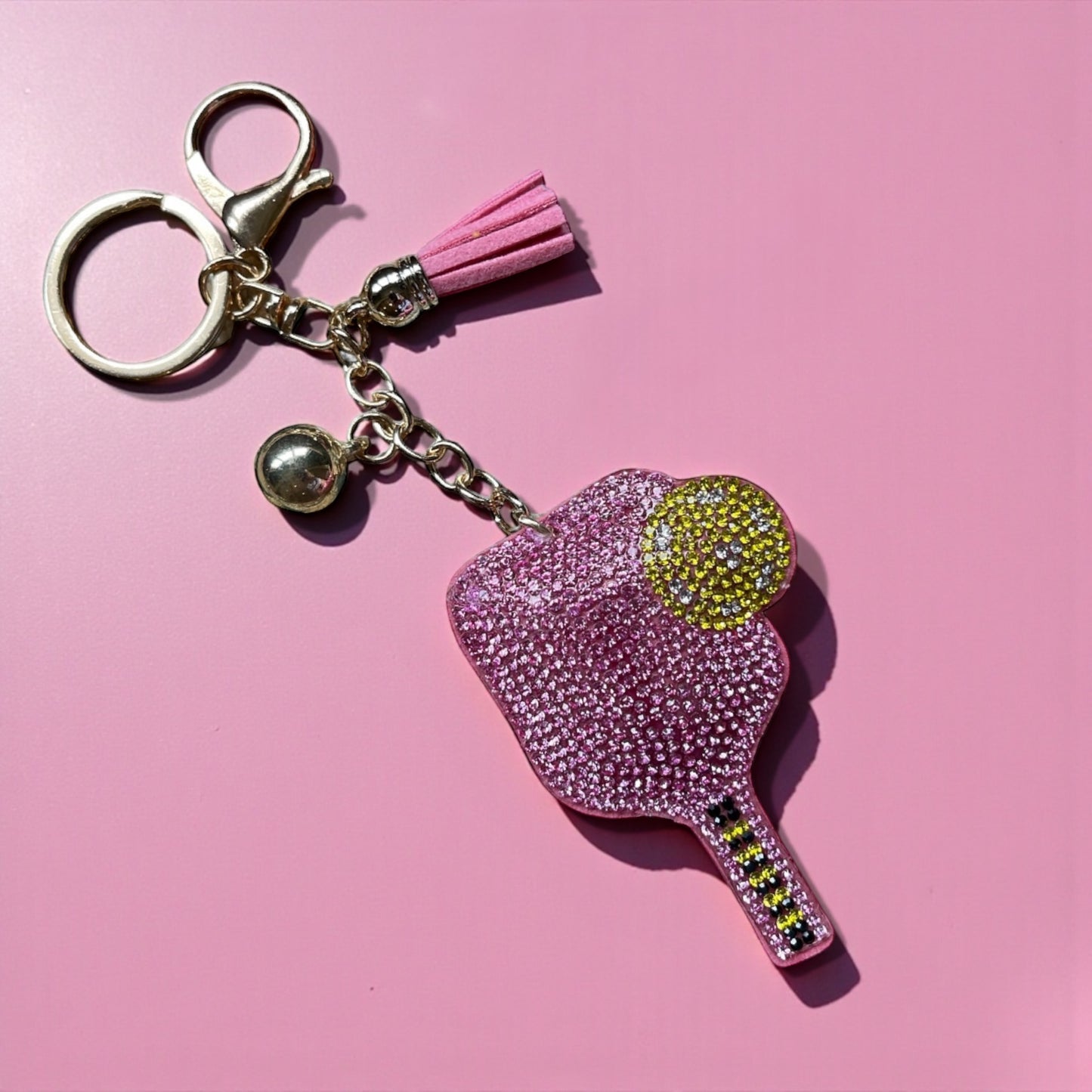 Rhinestone BLINGY Pickleball Paddle | pink