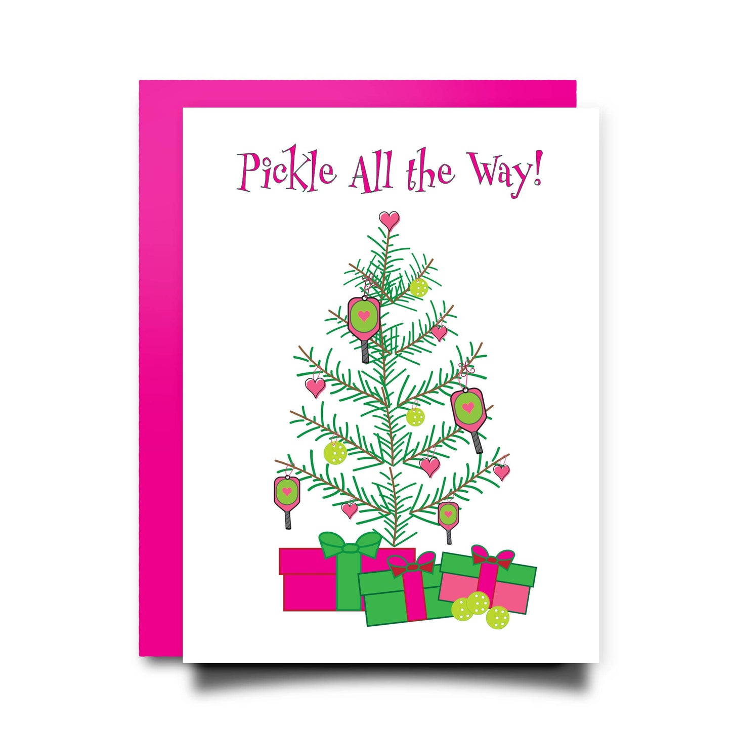 Christmas Pickleball Card | Pickle all the Way!