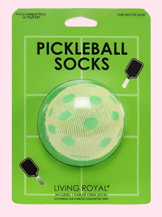 SUPER SALE!  3D Pickleball Crew Socks | Green