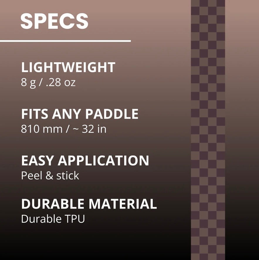 Edge Tape | brown checkers