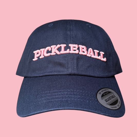 Embroidered "dad" Hat | navy + pink
