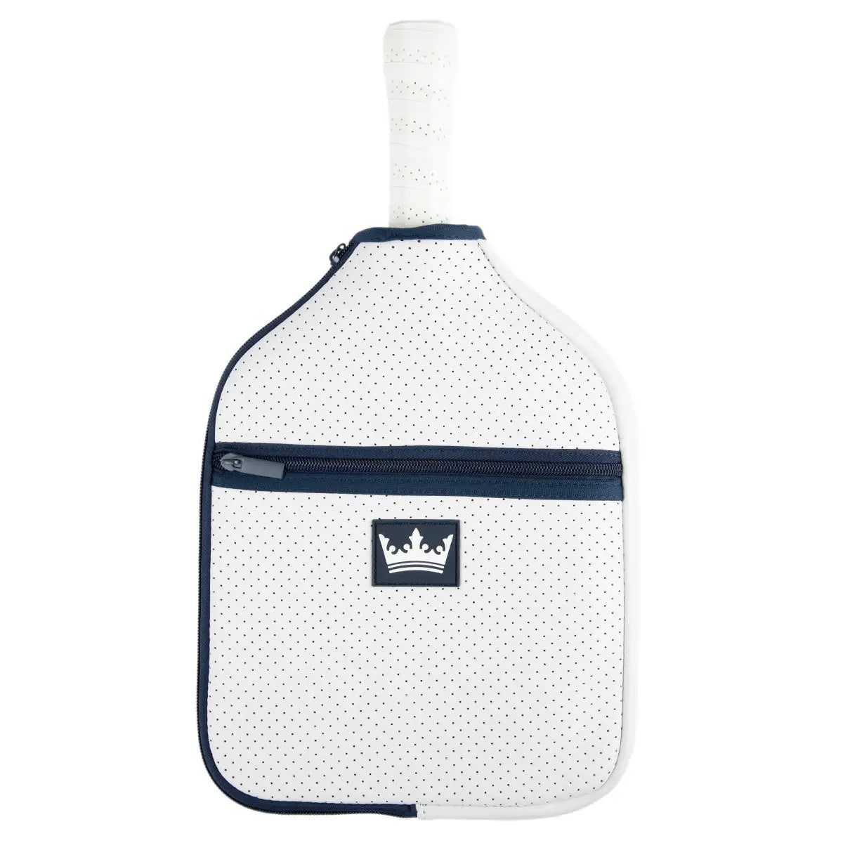 Just Dink It Pickleball Paddle Cover | white + navy + kelly green + silver