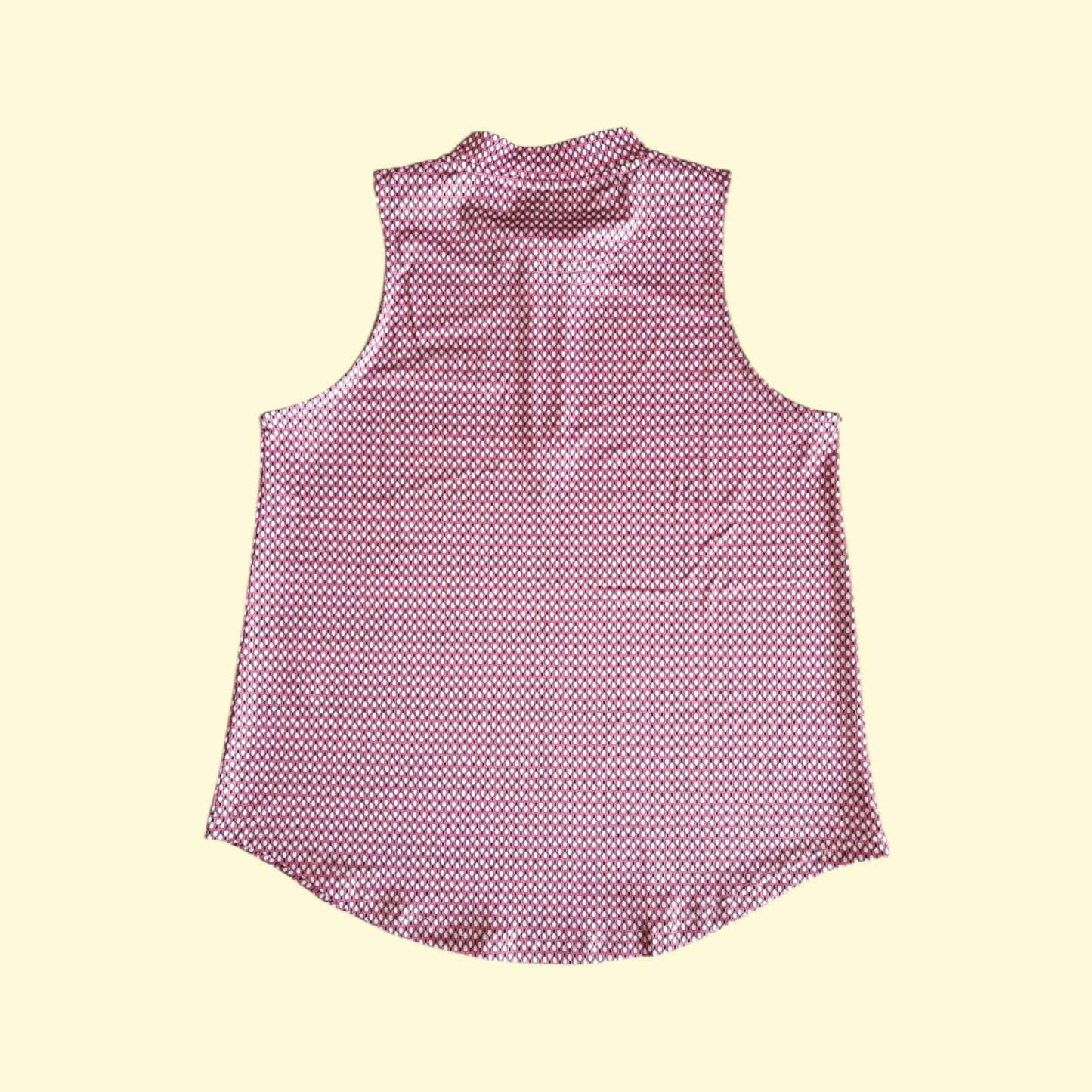 IN STORE ONLY! Sleeveless Performance Tank/Top | pink + paddle pattern