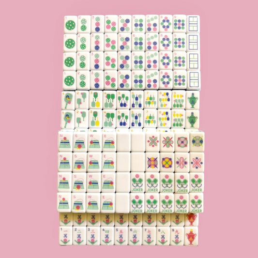 American Pickleball Mahjong Set | sage green