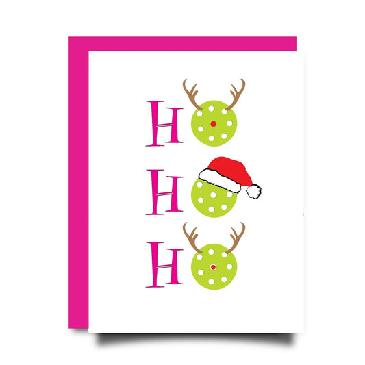 Ho Ho Ho Pickleball Card