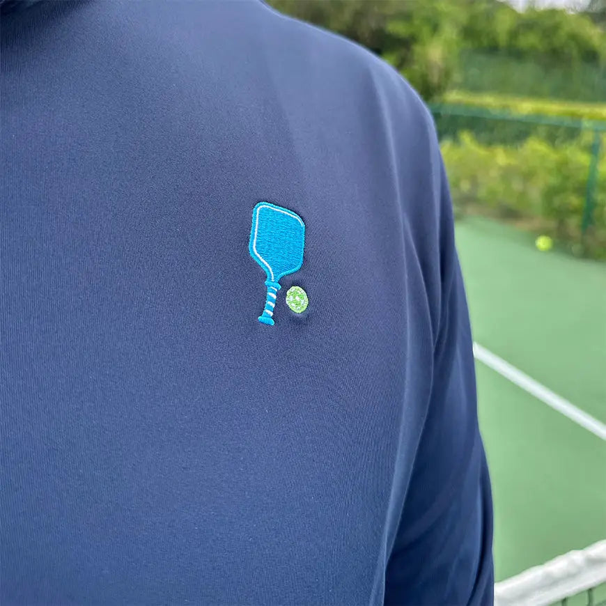 Men's Court Performance Quarter Zip Pullover | Navy