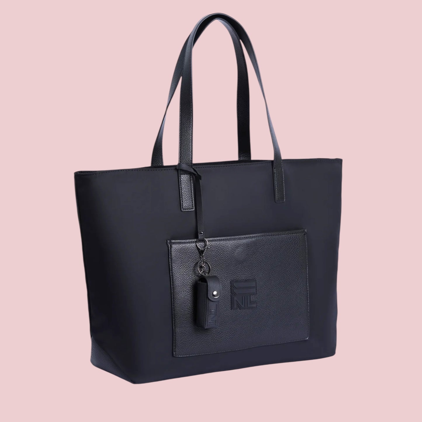 On the Move Oversized Tote Bag - black