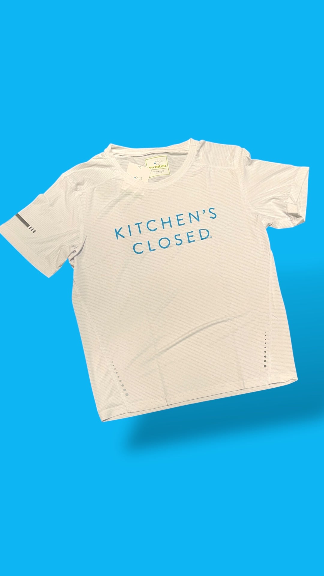 KITCHEN'S CLOSED Lux Performance Tee | White