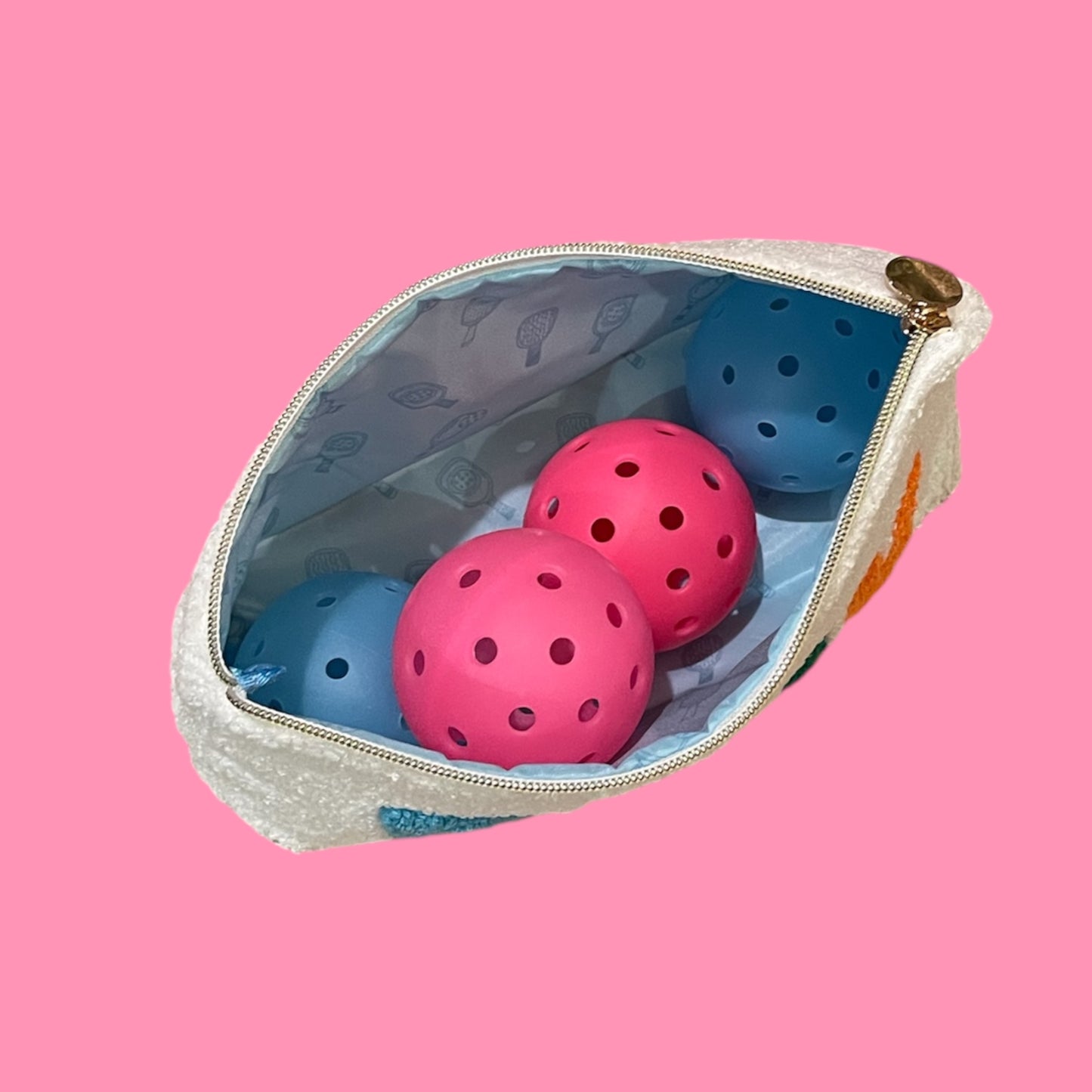 DINK Teddy Pouch | White