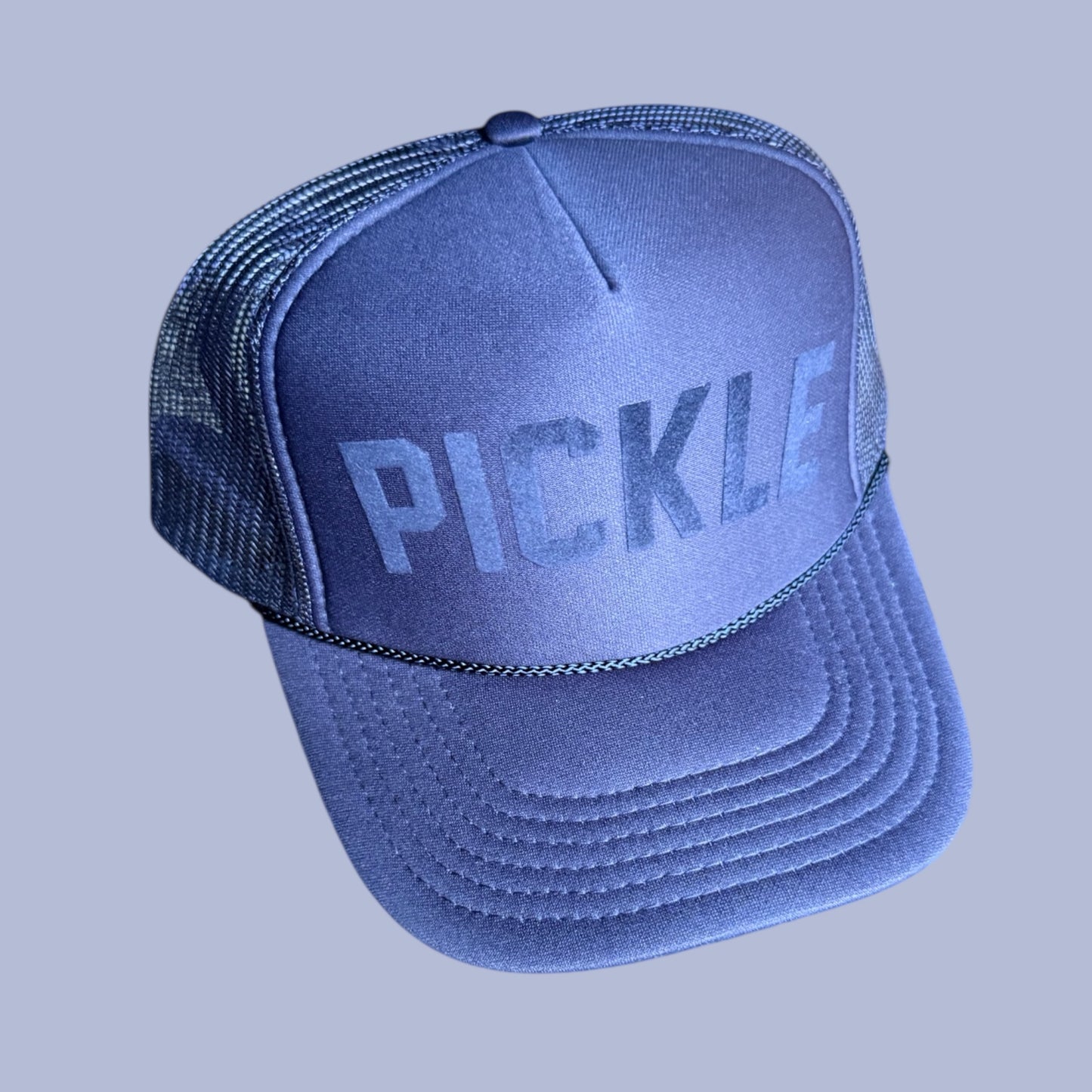 PICKLE Trucker Hat | navy blue