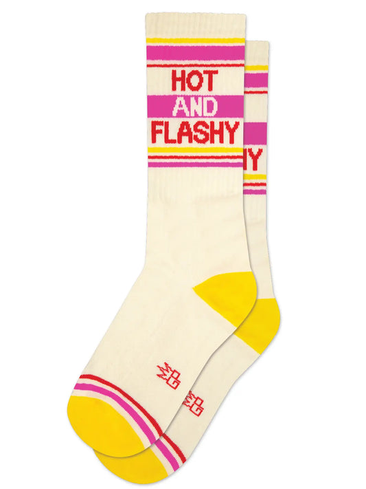 Hot and Flashy Gym Crew Socks