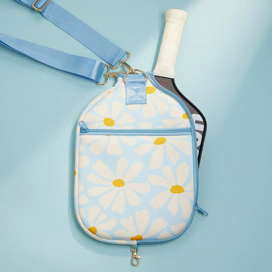 Sale! Daisy Pickleball Paddle Cover | Blue
